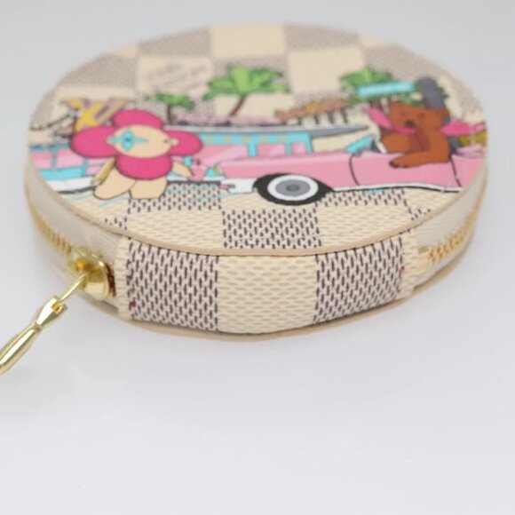 LOUIS VUITTON Damier Azur Vivienne Porte Monnaie Ron Coin N60493 LV Auth ac3633 - Picture 6 of 16